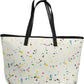 White Polyester Women Handbag