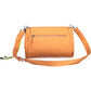 Orange Polyurethane Women Handbag