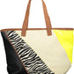 Brown Polyethylene Women Handbag