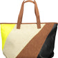 Brown Polyethylene Women Handbag