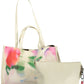 White Polyurethane Women Handbag