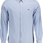 Light Blue Cotton Men Shirt