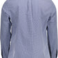 Blue Cotton Men Shirt