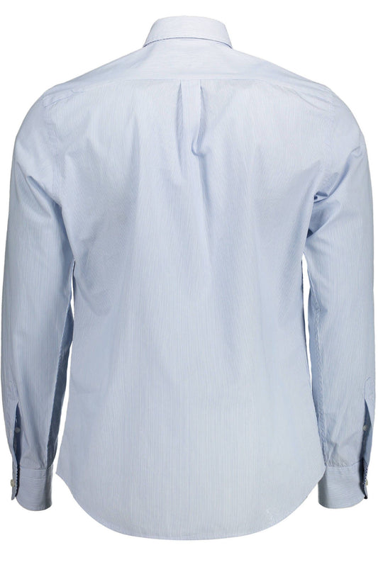 Light Blue Cotton Men Shirt