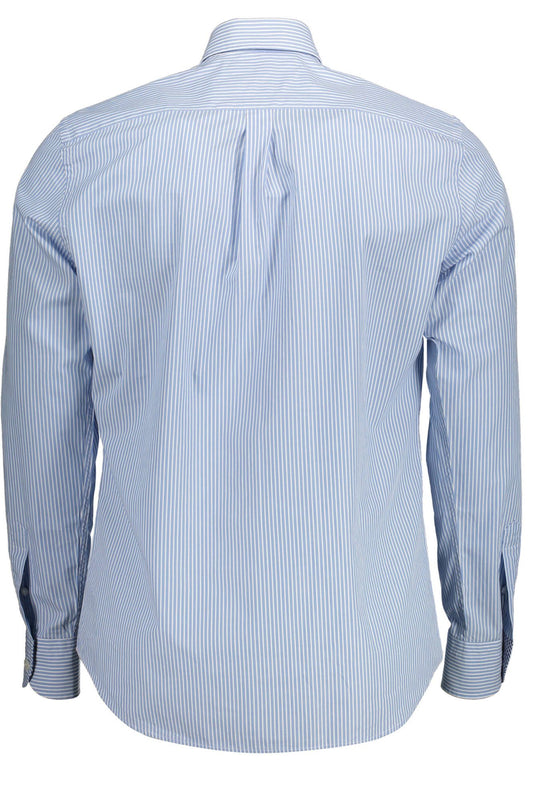 Light Blue Cotton Men Shirt