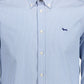 Light Blue Cotton Men Shirt