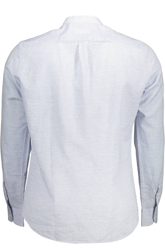 Light Blue Cotton Men Shirt