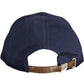 Blue Cotton Men Cap