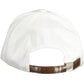 White Cotton Men Cap