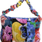 Purple Polyester Women Handbag