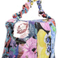 Purple Polyester Women Handbag
