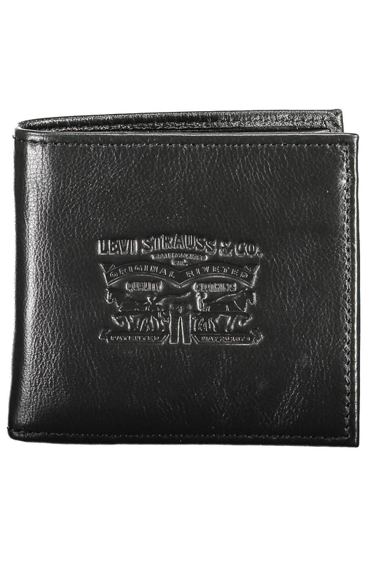Black Leather Men Wallet