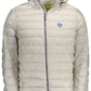 Gray Polyester Men Jacket