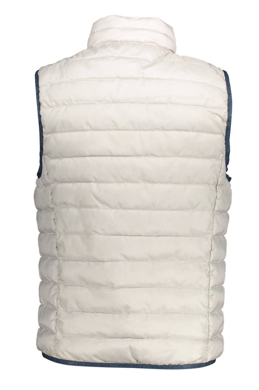 Gray Polyester Men Jacket