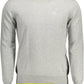 Gray Cotton Men Sweater