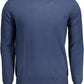 Blue Cotton Men Shirt