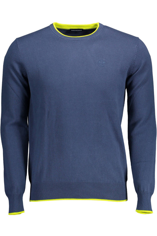 Blue Cotton Men Shirt