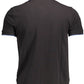 Black Cotton Men Polo Shirt
