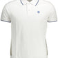 White Cotton Men Polo Shirt