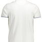 White Cotton Men Polo Shirt