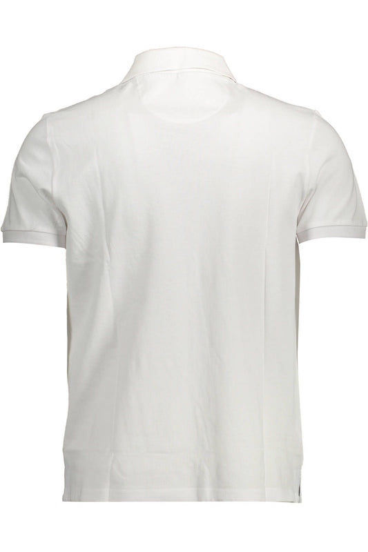 White Cotton Men Polo