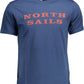 Blue Cotton Men T-Shirt