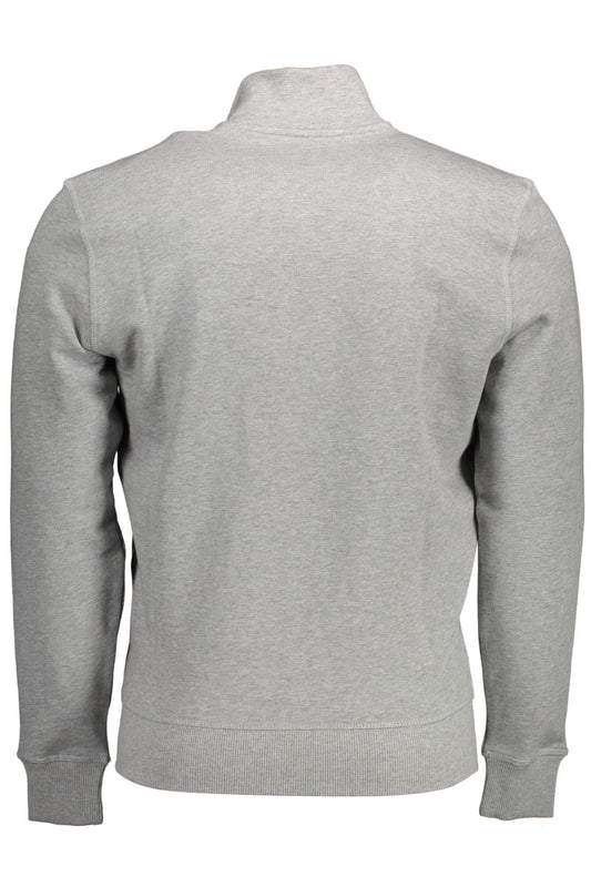 Gray Cotton Men Sweater