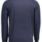 Blue Cotton Men Shirt