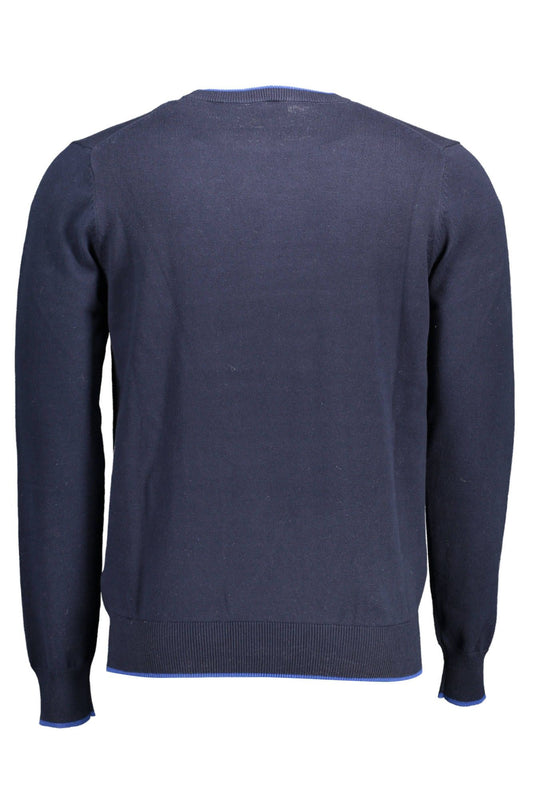 Blue Cotton Men Shirt