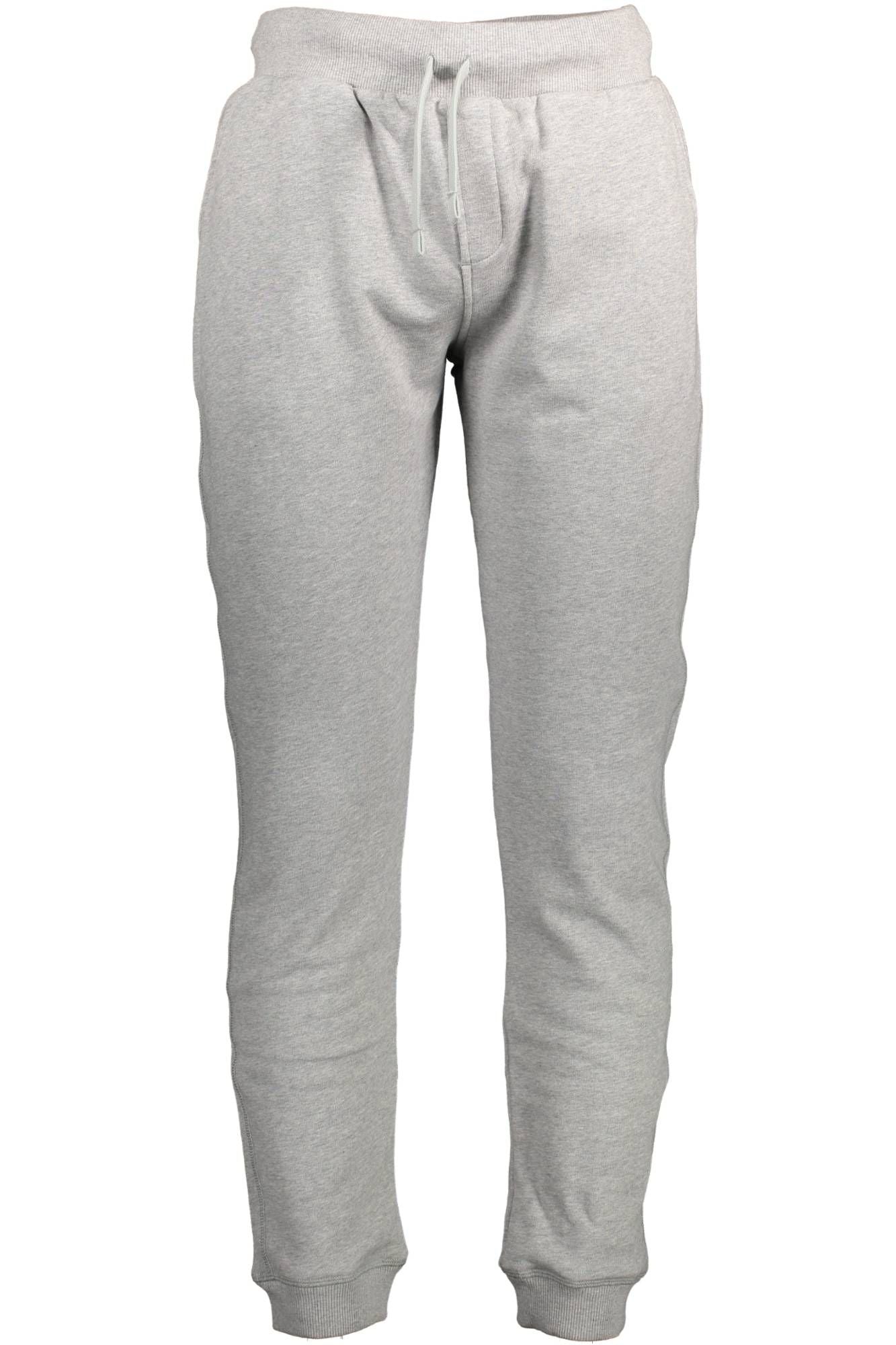 Gray Cotton Men's Sport Trouser