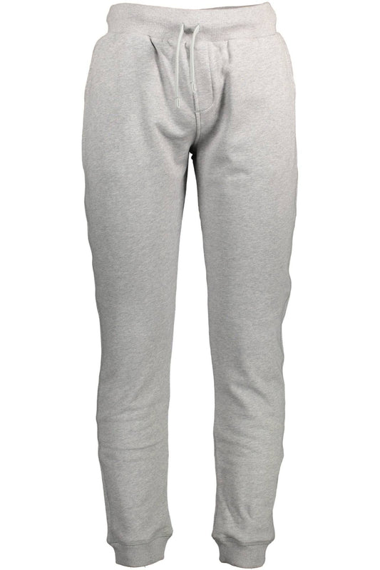 Gray Cotton Men's Sport Trouser