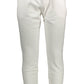 White Cotton Men Pants