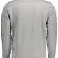 Gray Cotton Men Sweater