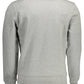 Chic Gray Round Neck Printed Sweatshirt