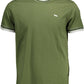 Green Cotton Men T-Shirt