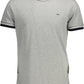 Gray Cotton Men T-Shirt