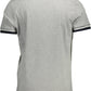 Gray Cotton Men T-Shirt
