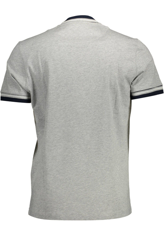 Gray Cotton Men T-Shirt