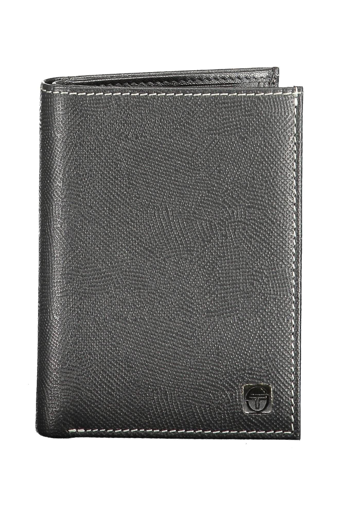 Black Leather Men Wallet