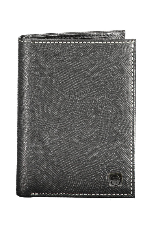 Black Leather Men Wallet