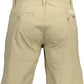 Beige Cotton Men Jean