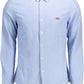 Light Blue Cotton Men Shirt