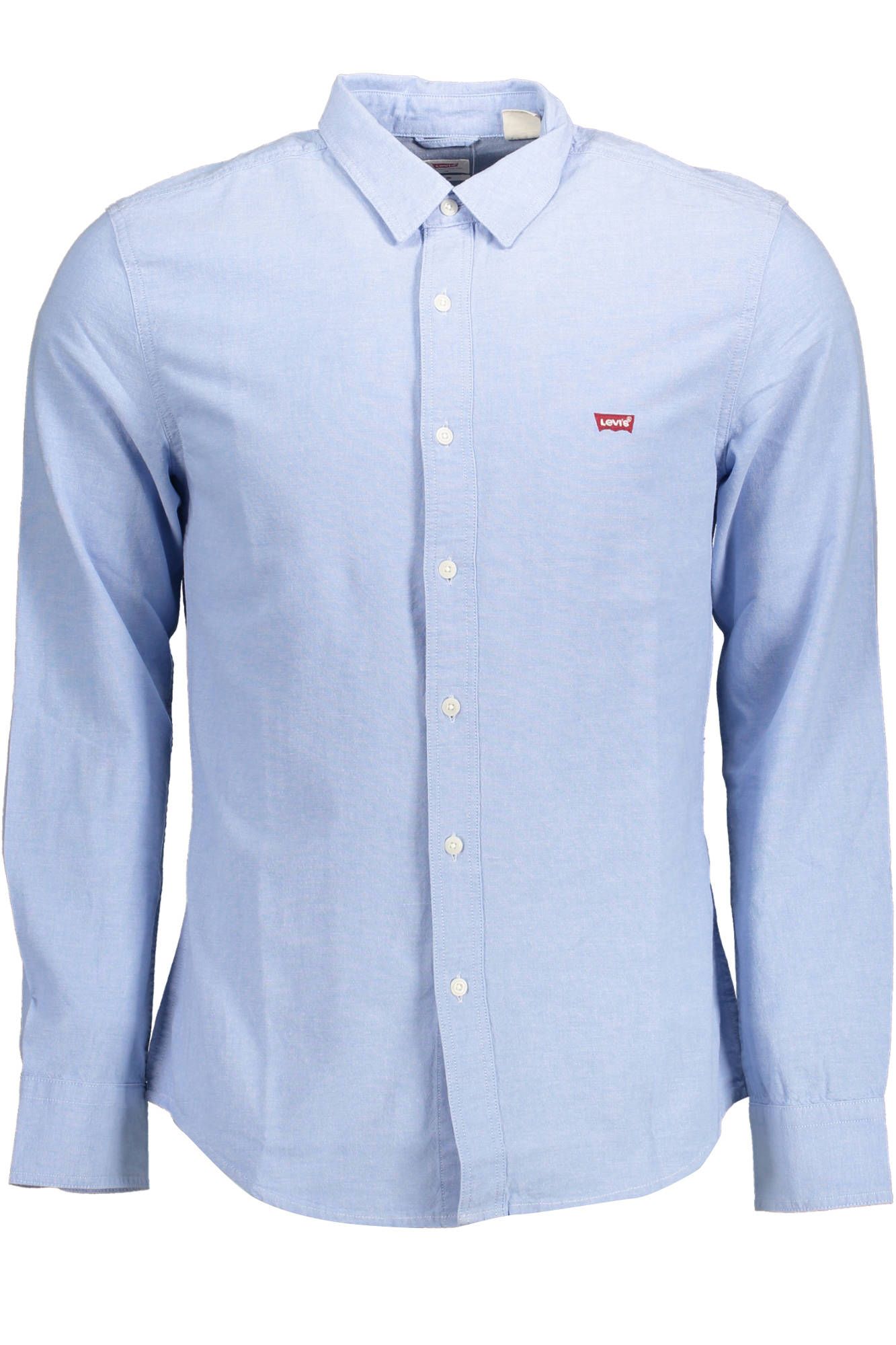 Light Blue Cotton Men Shirt