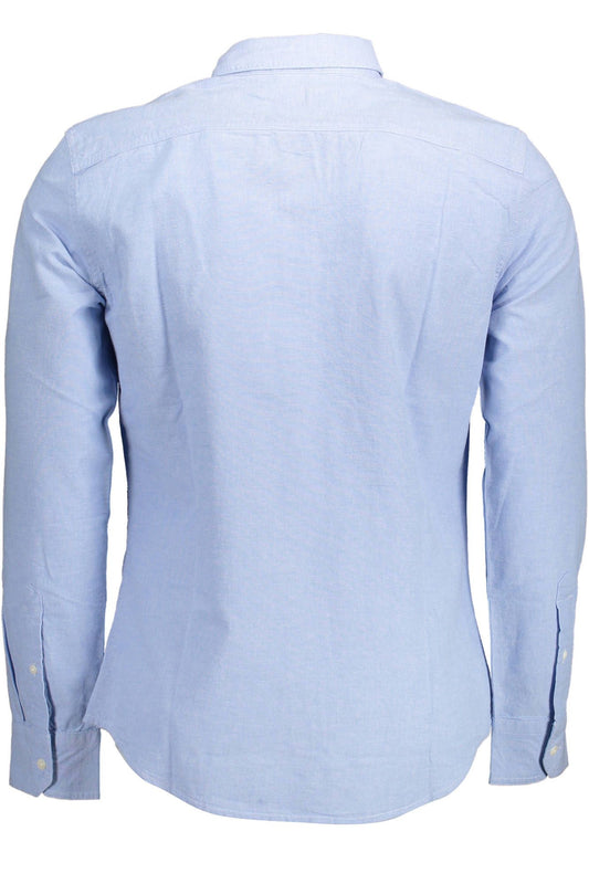Light Blue Cotton Men Shirt