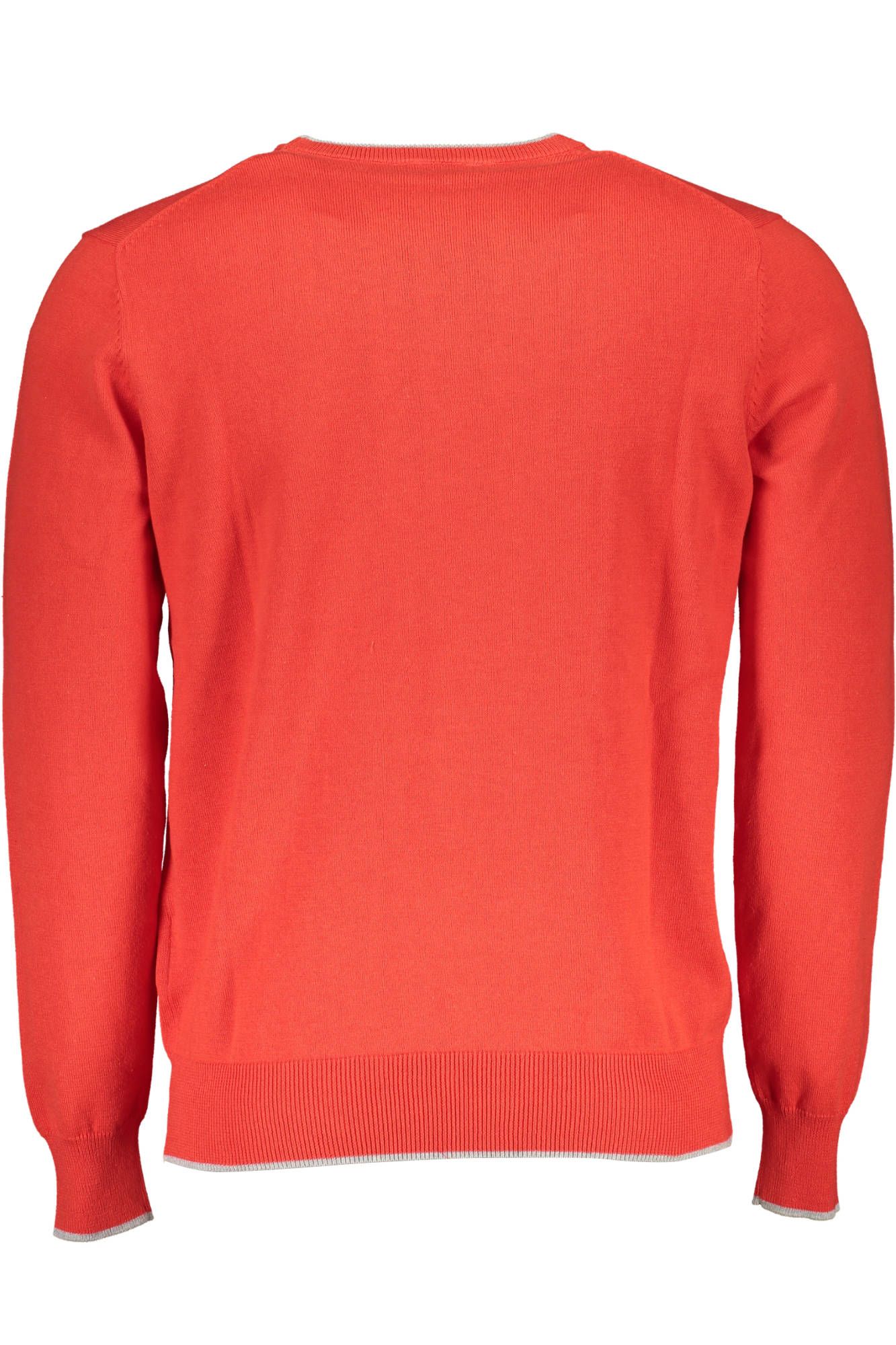 Red Cotton Men Sweater