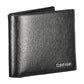 Black Polyurethane Men Wallet