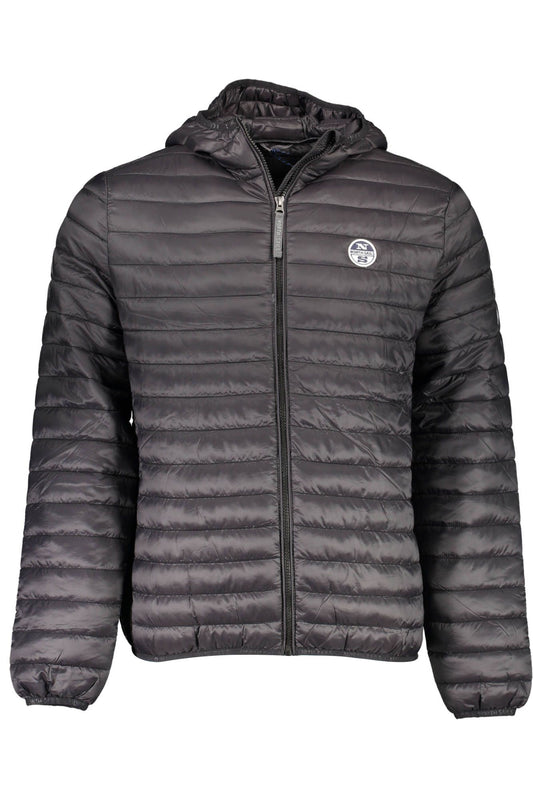 Black Polyamide Men Jacket