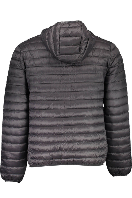 Black Polyamide Men Jacket