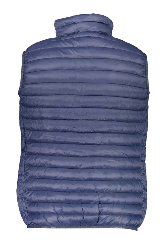 Blue Polyamide Men Jacket