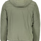 Green Polyester Men Jacket
